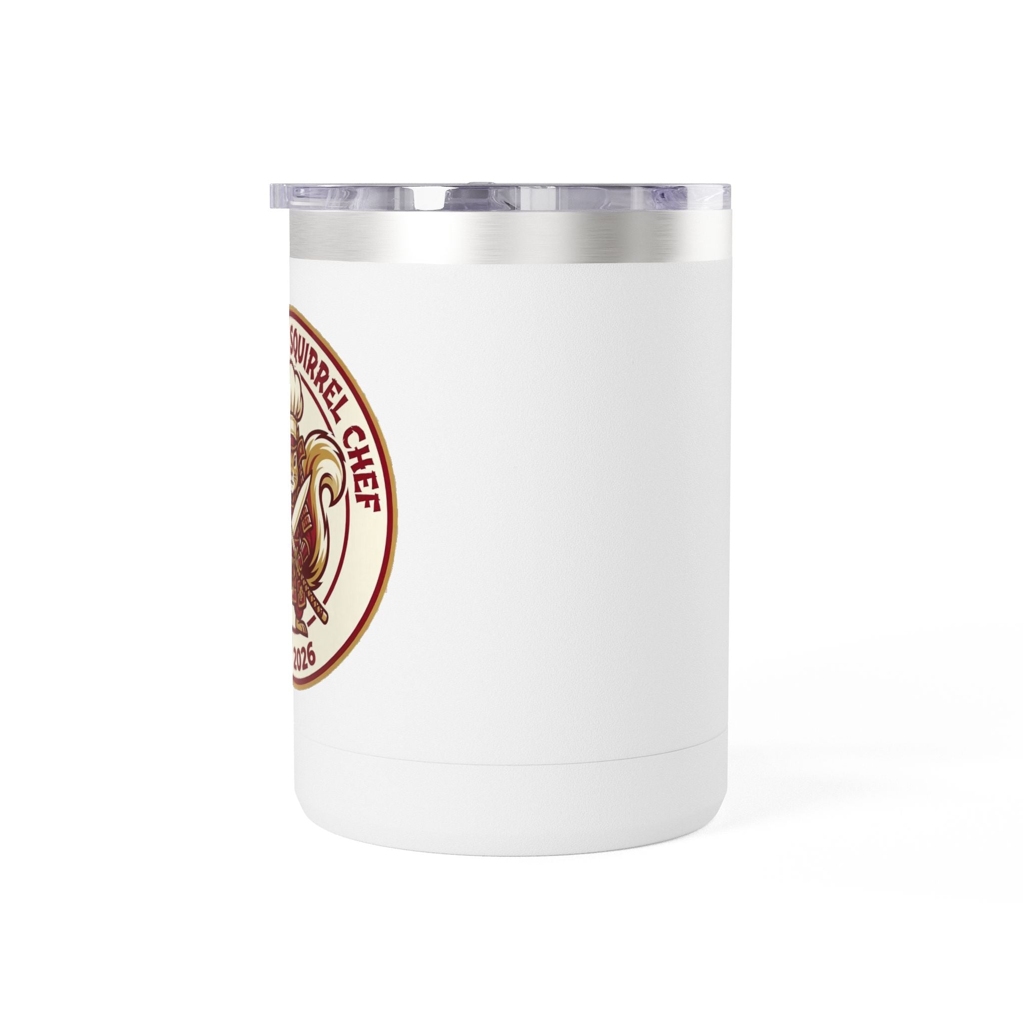 The Samurai Squirrel Chef - 15oz Insulated Coffee Tumbler Mug