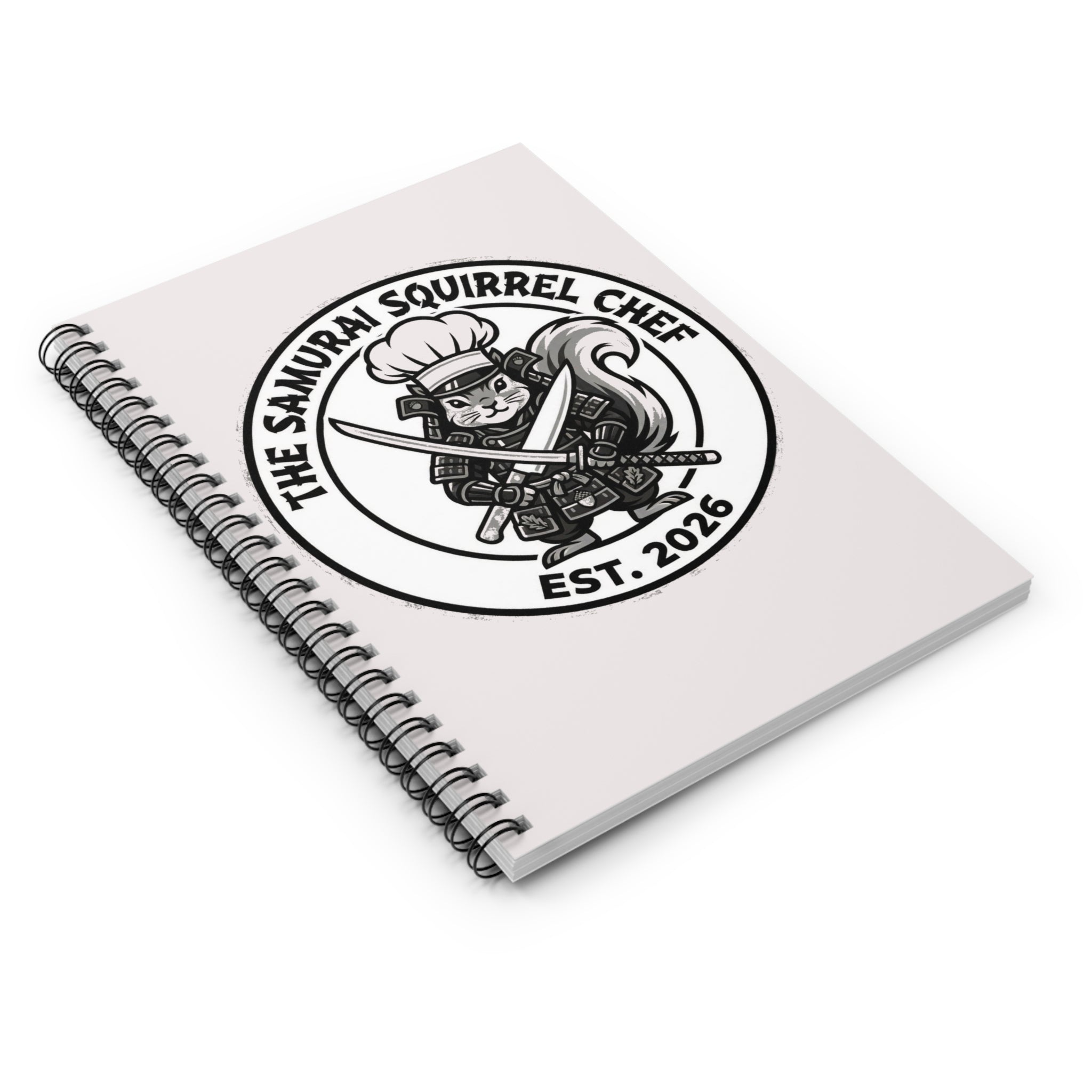 The Ultimate Recipe Keeper, by Samurai Squirrel Chef (Spiral Notebook)