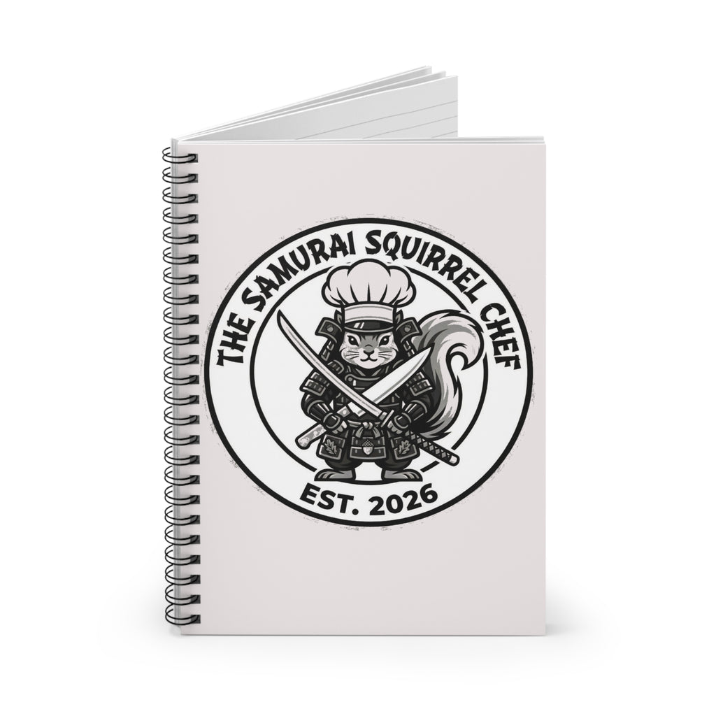 The Ultimate Recipe Keeper, by Samurai Squirrel Chef (Spiral Notebook)