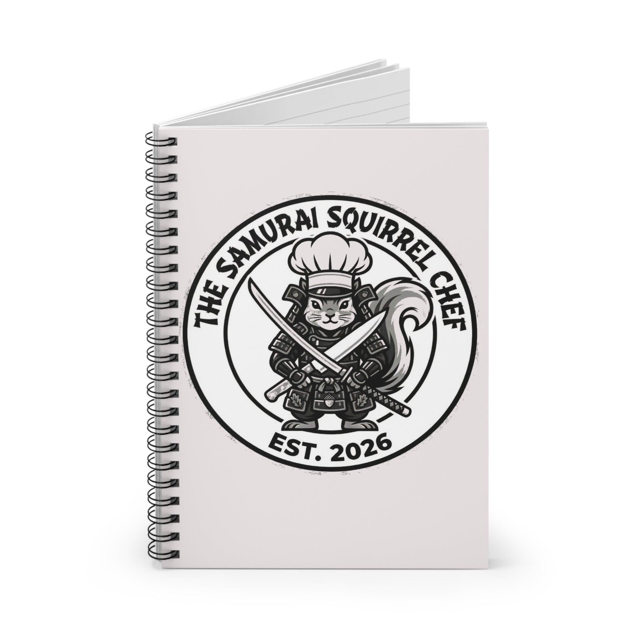 The Ultimate Recipe Keeper, by Samurai Squirrel Chef (Spiral Notebook)