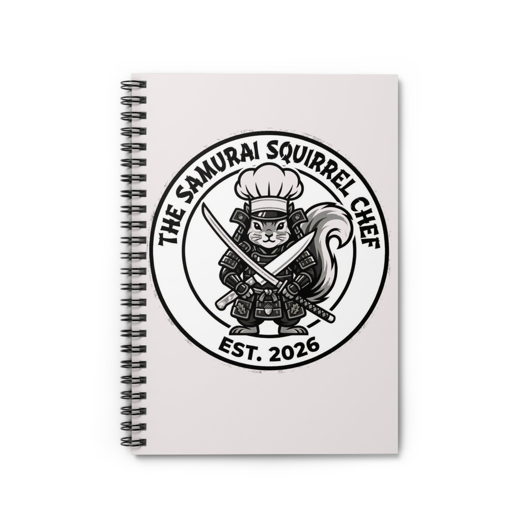 The Ultimate Recipe Keeper, by Samurai Squirrel Chef (Spiral Notebook)